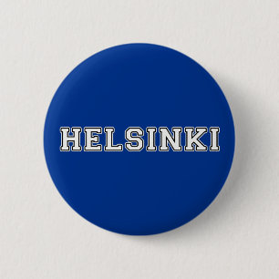 Helsinki Finland 6 Cm Round Badge