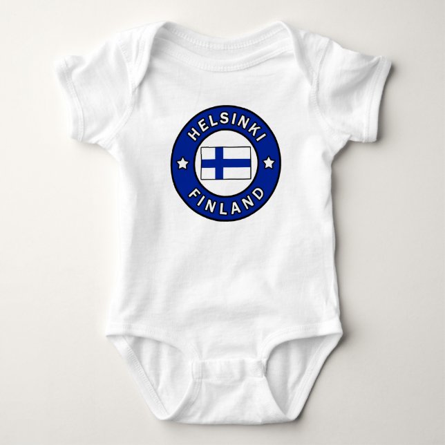 Helsinki Finland Baby Bodysuit (Front)
