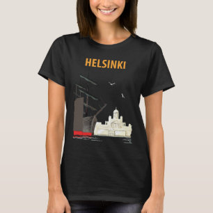 Helsinki Finland Cathedral White Travel T-Shirt