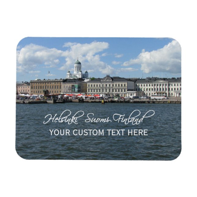 HELSINKI Finland custom magnet (Horizontal)