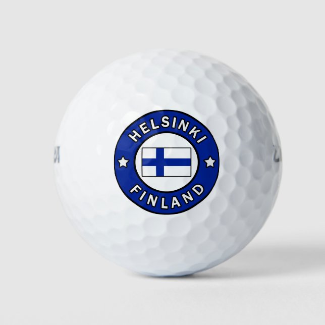 Helsinki Finland Golf Balls (Front)