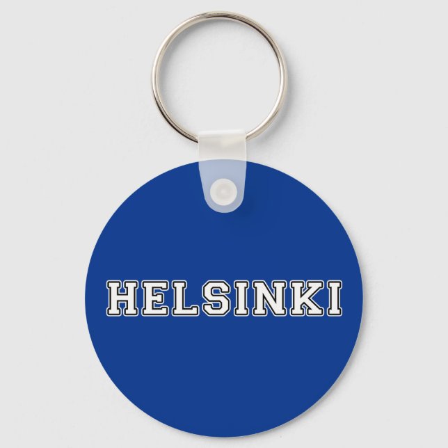 Helsinki Finland Key Ring (Front)