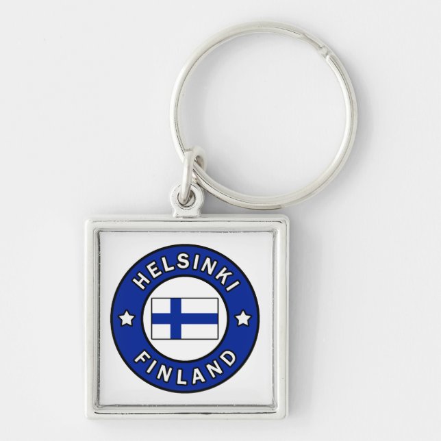 Helsinki Finland Key Ring (Front)