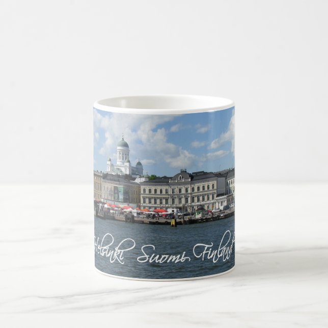Helsinki Harbour mug - choose style & colour (Center)