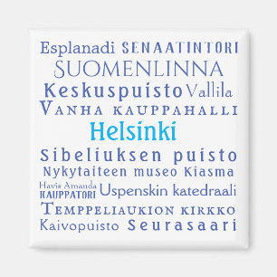 Helsinki Landmarks  Magnet