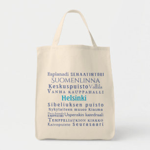 Helsinki Landmarks  Tote Bag