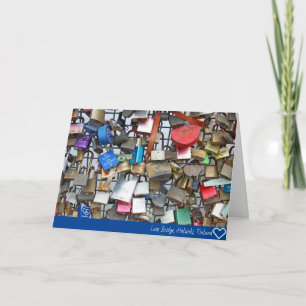 Helsinki love locks card