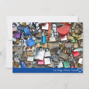 Helsinki love locks Card