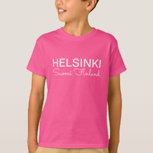 Helsinki Metro Scroll custom clothing T-Shirt