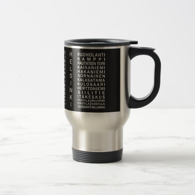 Helsinki Metro Scroll custom mugs (Right)