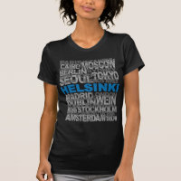 HELSINKI & other cities shirt - choose style & col