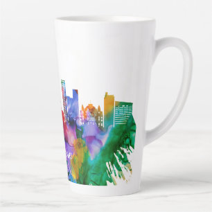 Helsinki Skyline Latte Mug
