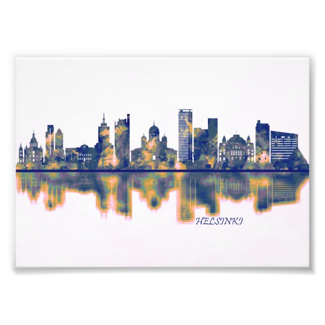 Helsinki Skyline Photo Print (Front)