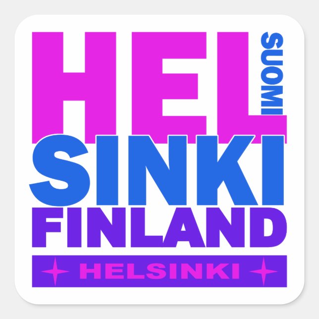 Helsinki stickers (Front)