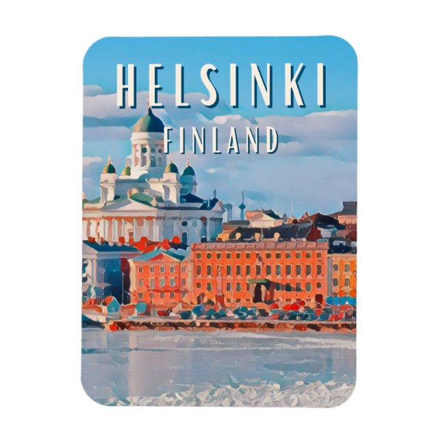 Helsinki, ville de l'architecture nordique magnet (Vertical)