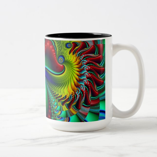 Helter Skelter Two-Tone Coffee Mug (Right)