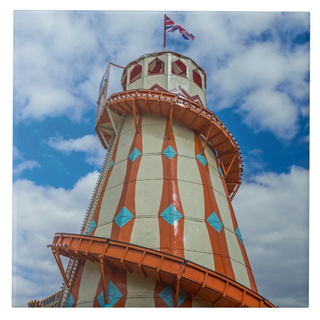 Helter Skelter view ceramic tile (Front)