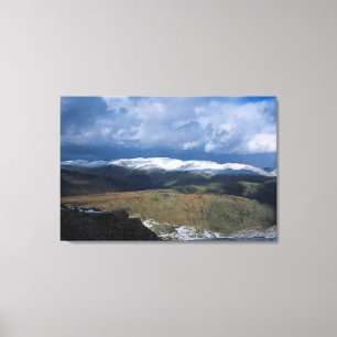 Helvellyn England Holiday Card Canvas Print
