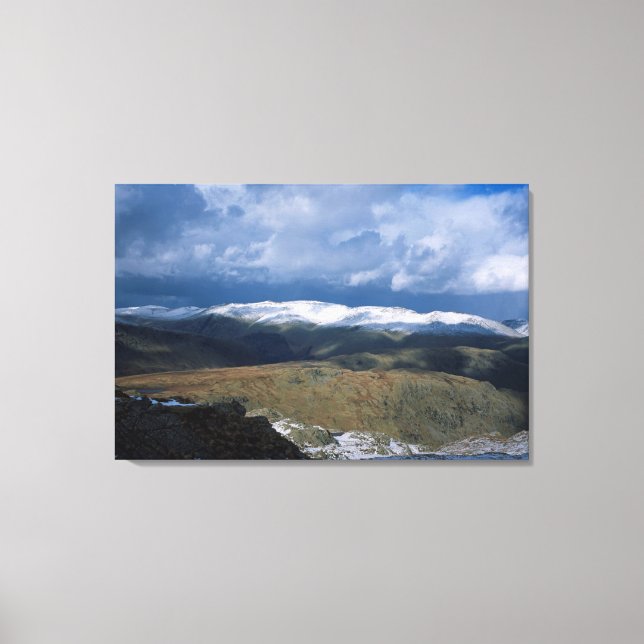 Helvellyn England Holiday Card Canvas Print (Front)