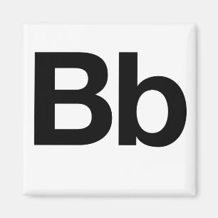 Helvetica Bb Magnet