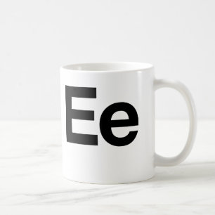 Helvetica Ee Coffee Mug