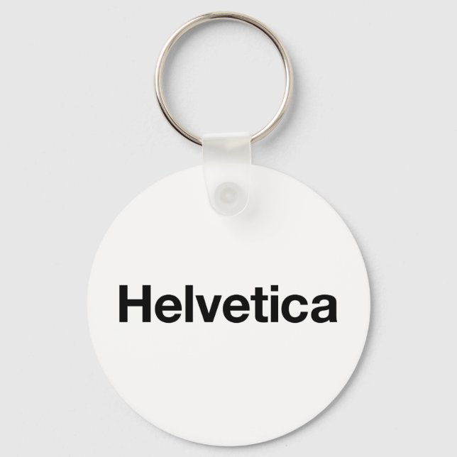 Helvetica Key Ring (Front)
