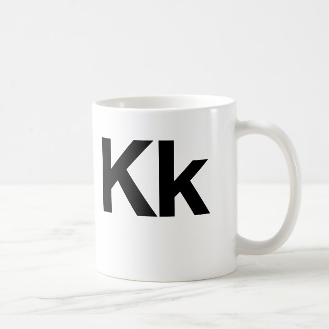 Helvetica Kk Coffee Mug (Right)