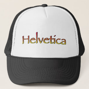 Helvetica Papyrus Trucker Hat