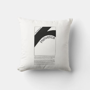 Helvetica Typography   Demo Design Cushion