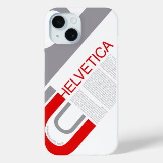 Helvetica Typography | Design iPhone 15 Case