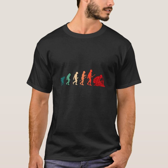 Heman Evolution Researcher History Archaeology T-Shirt (Front)