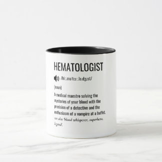 Hematologist Definition Mug