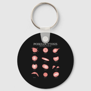 Hematology Red Blood Cell Laboratory Science Hemat Key Ring