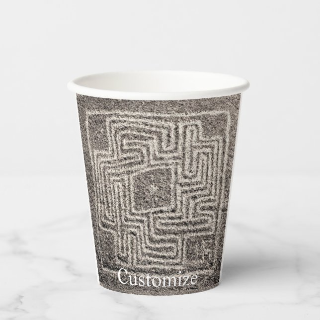 Hemet Maze Stone Thunder_Cove   Paper Cups (Front)