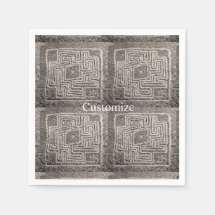 Hemet Maze Stone Thunder_Cover Napkin