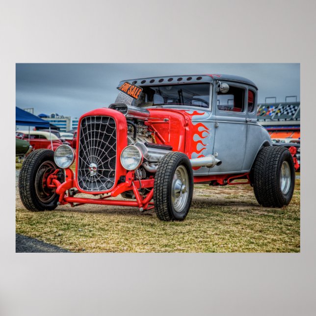 Hemi Powered Hot Rod Poster (Front)