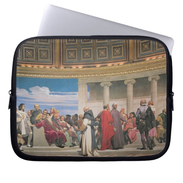 Hemicycle: Artists of All Ages, detail of the righ Laptop Sleeve (Front)