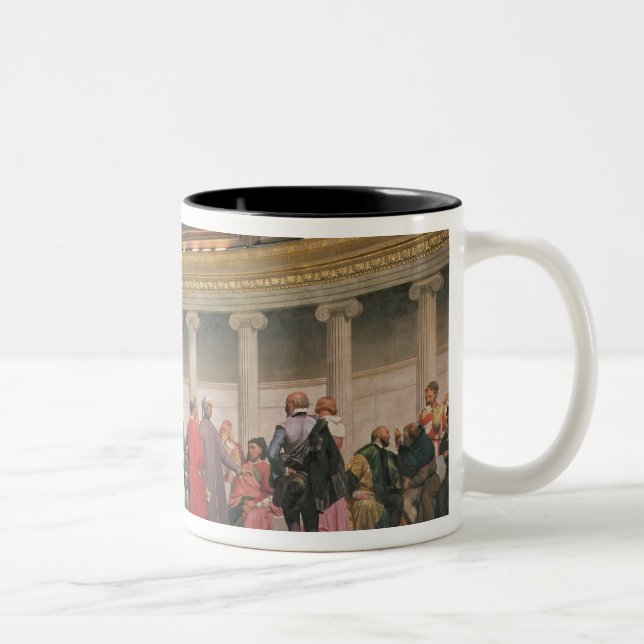Hemicycle: Artists of All Ages, detail of the righ Two-Tone Coffee Mug (Right)