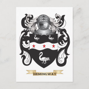 Hemingway Coat of Arms (Family Crest) Postcard