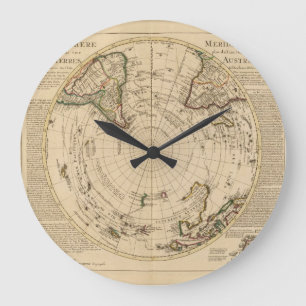 Hemisphere meridional. large clock