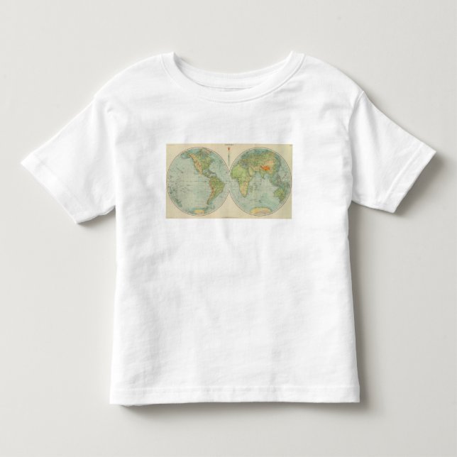 Hemispheres 12 physical toddler T-Shirt (Front)