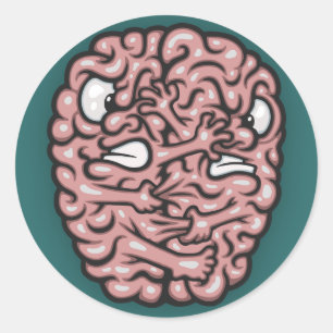 Hemispheres Classic Round Sticker