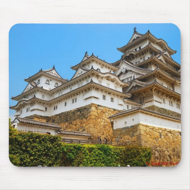 hemji-castle in Japan Mouse Pad (Front)