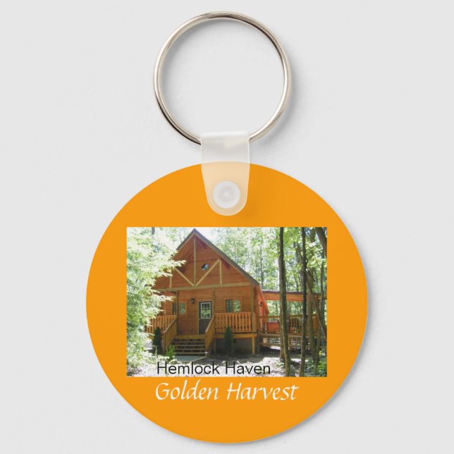 Hemlock Haven Golden Harvest Key Ring (Front)