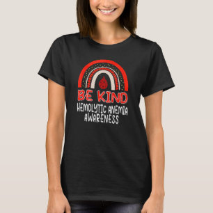 Hemolytic Anaemia Awareness Rainbow T-Shirt