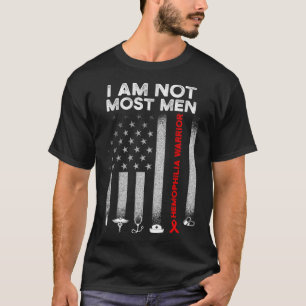 Hemophilia Awareness Survivor Most Men Warrior T-Shirt