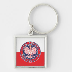 Hempstead Texas Polish American Eagle Key Ring
