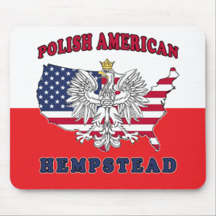 Hempstead Texas Polish American Mouse Pad