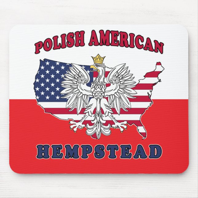 Hempstead Texas Polish American Mouse Pad (Front)