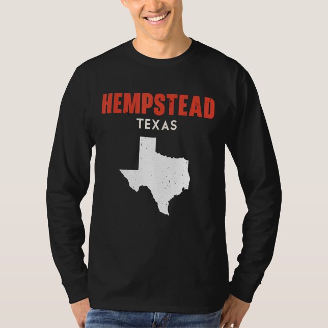 Hempstead Texas USA State America Travel Texas T-Shirt (Front)